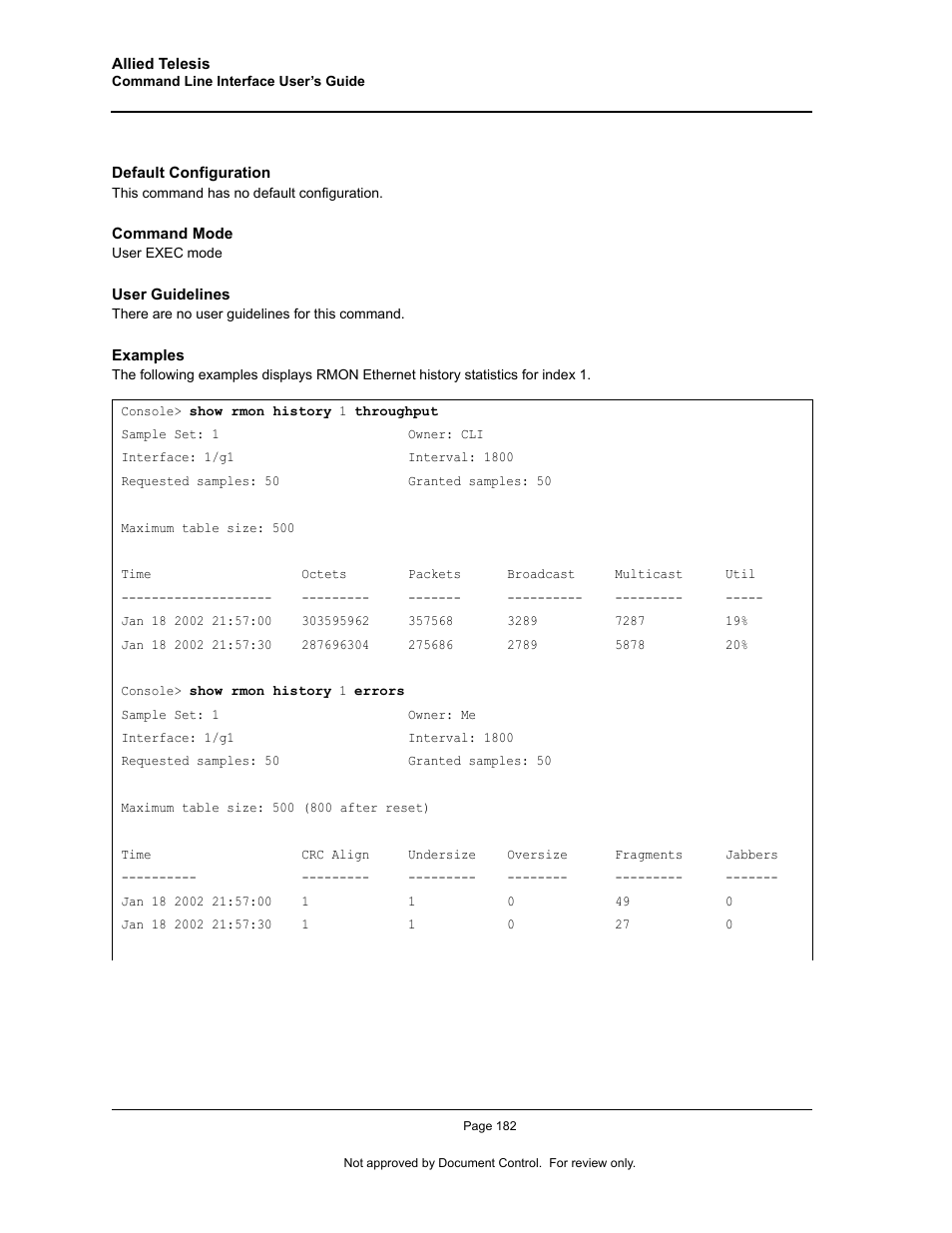 Allied Telesis AT-S95 CLI User Manual | Page 194 / 348