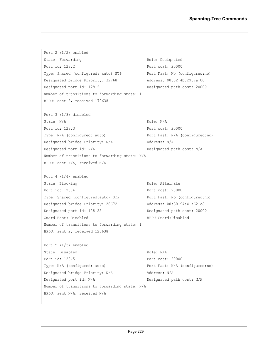 Allied Telesis AT-S95 CLI User Manual | Page 241 / 348