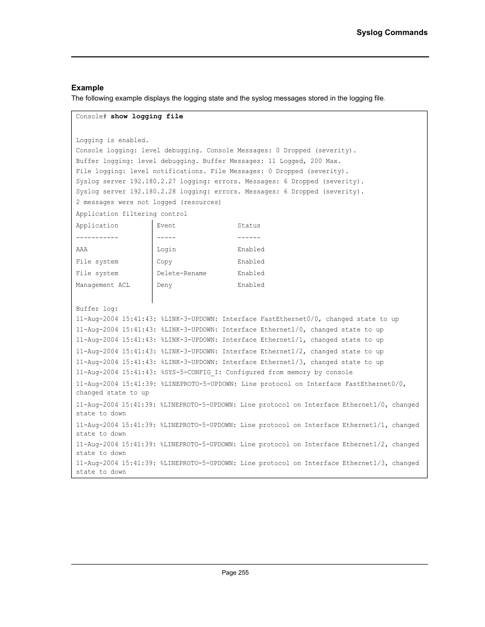 Allied Telesis AT-S95 CLI User Manual | Page 267 / 348