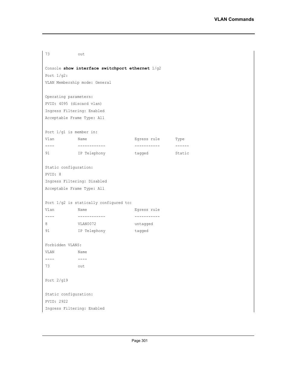 Allied Telesis AT-S95 CLI User Manual | Page 313 / 348