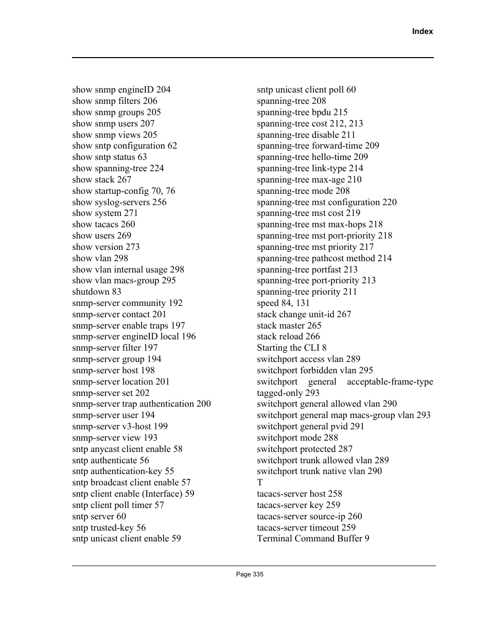 Allied Telesis AT-S95 CLI User Manual | Page 347 / 348