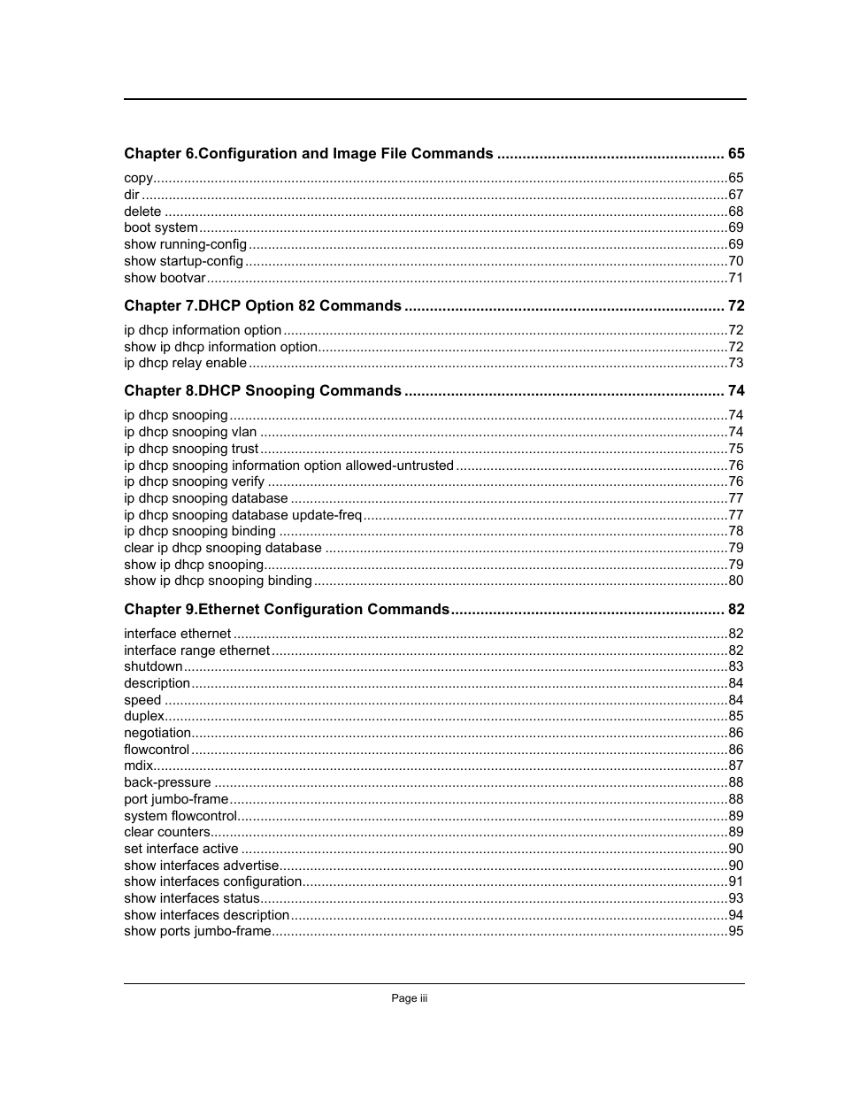 Allied Telesis AT-S95 CLI User Manual | Page 5 / 348