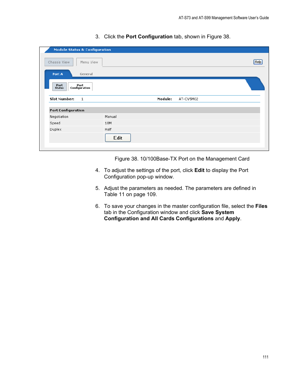 Allied Telesis AT-S99 User Manual | Page 111 / 320
