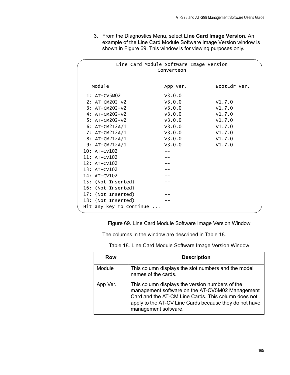 Allied Telesis AT-S99 User Manual | Page 165 / 320