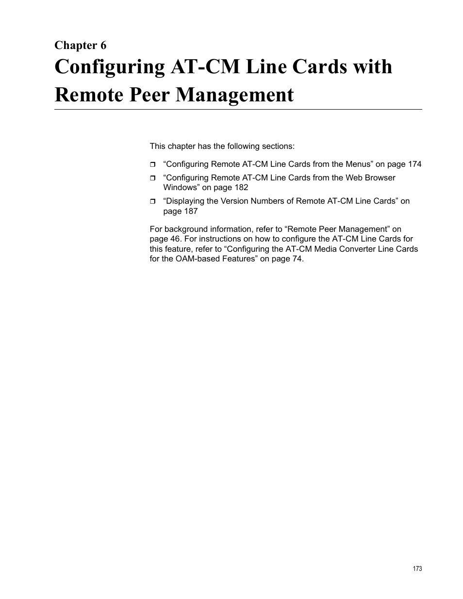 Chapter 6 | Allied Telesis AT-S99 User Manual | Page 173 / 320