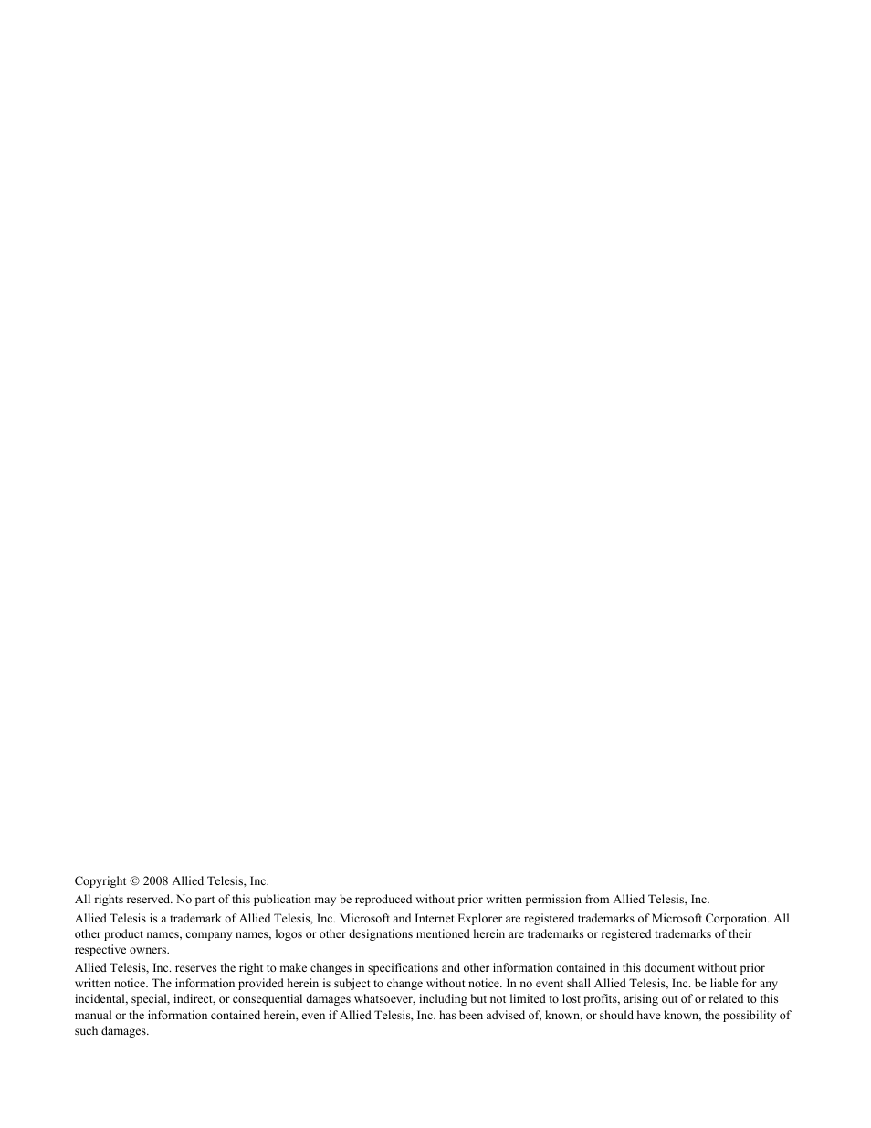 Allied Telesis AT-S99 User Manual | Page 2 / 320