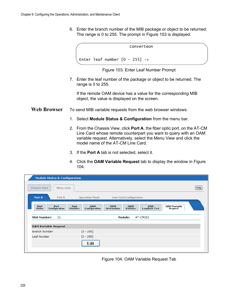 Web browser | Allied Telesis AT-S99 User Manual | Page 226 / 320