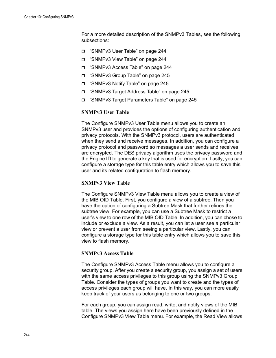 Allied Telesis AT-S99 User Manual | Page 244 / 320
