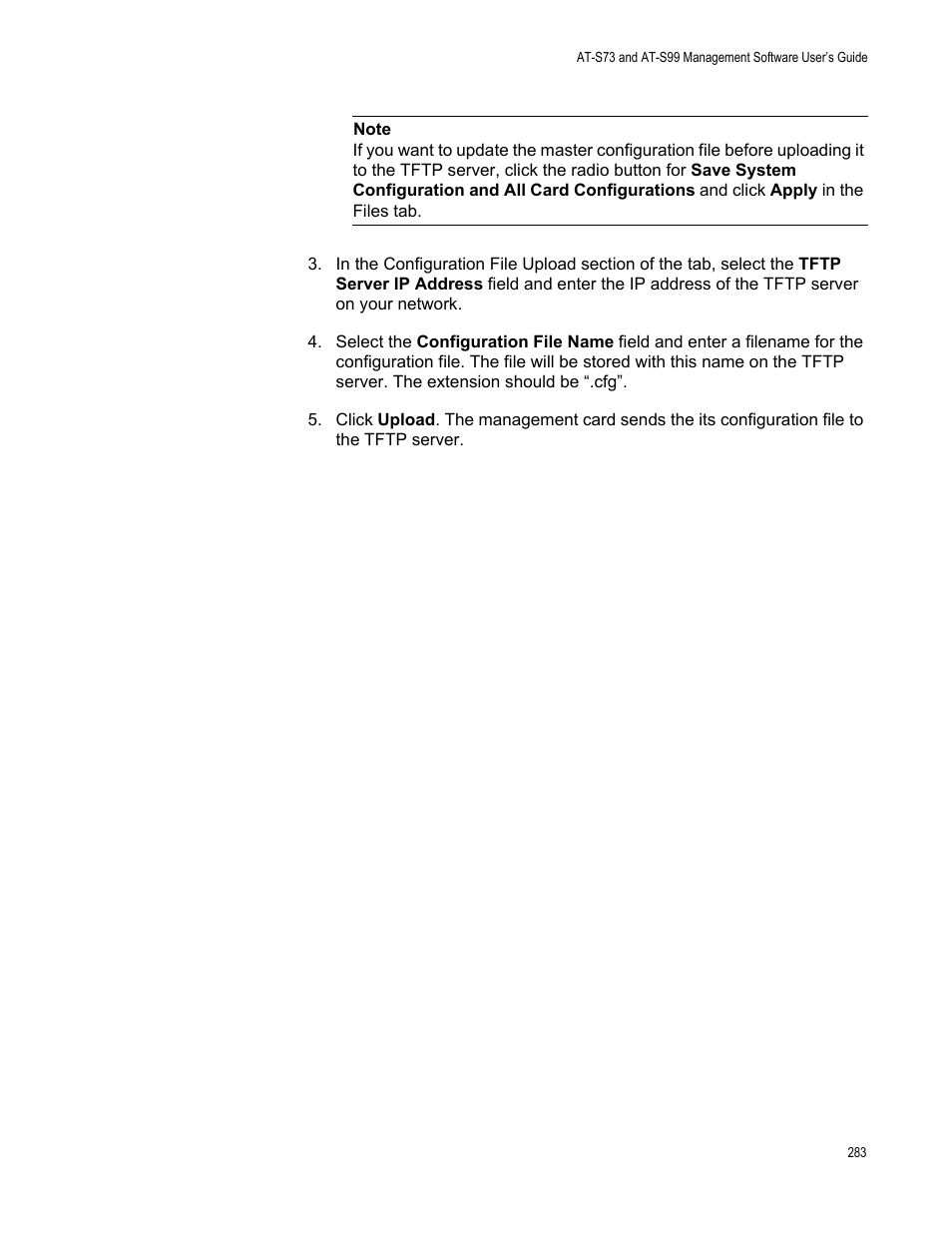 Allied Telesis AT-S99 User Manual | Page 283 / 320