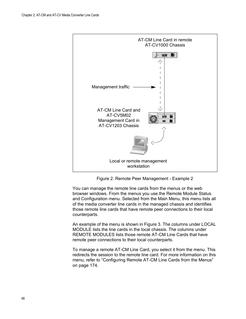 Figure 3. remote peer management - example 2 | Allied Telesis AT-S99 User Manual | Page 48 / 320