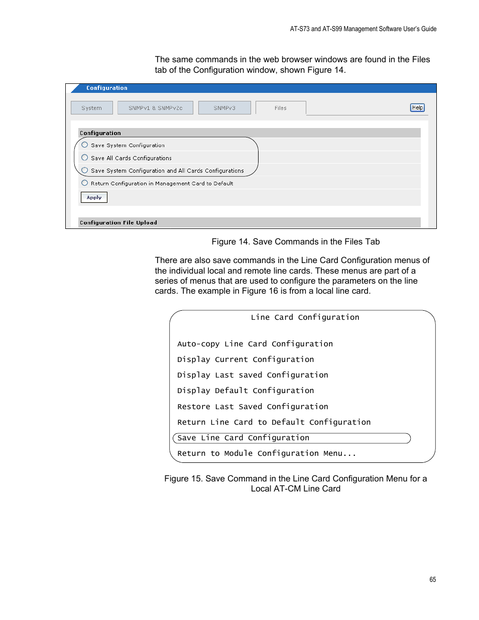 Allied Telesis AT-S99 User Manual | Page 65 / 320