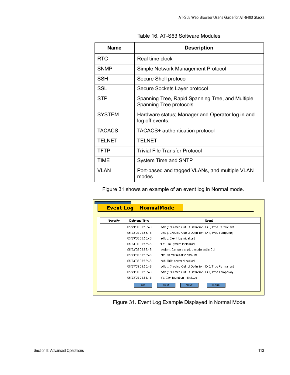 Allied Telesis AT-S63 User Manual | Page 113 / 246