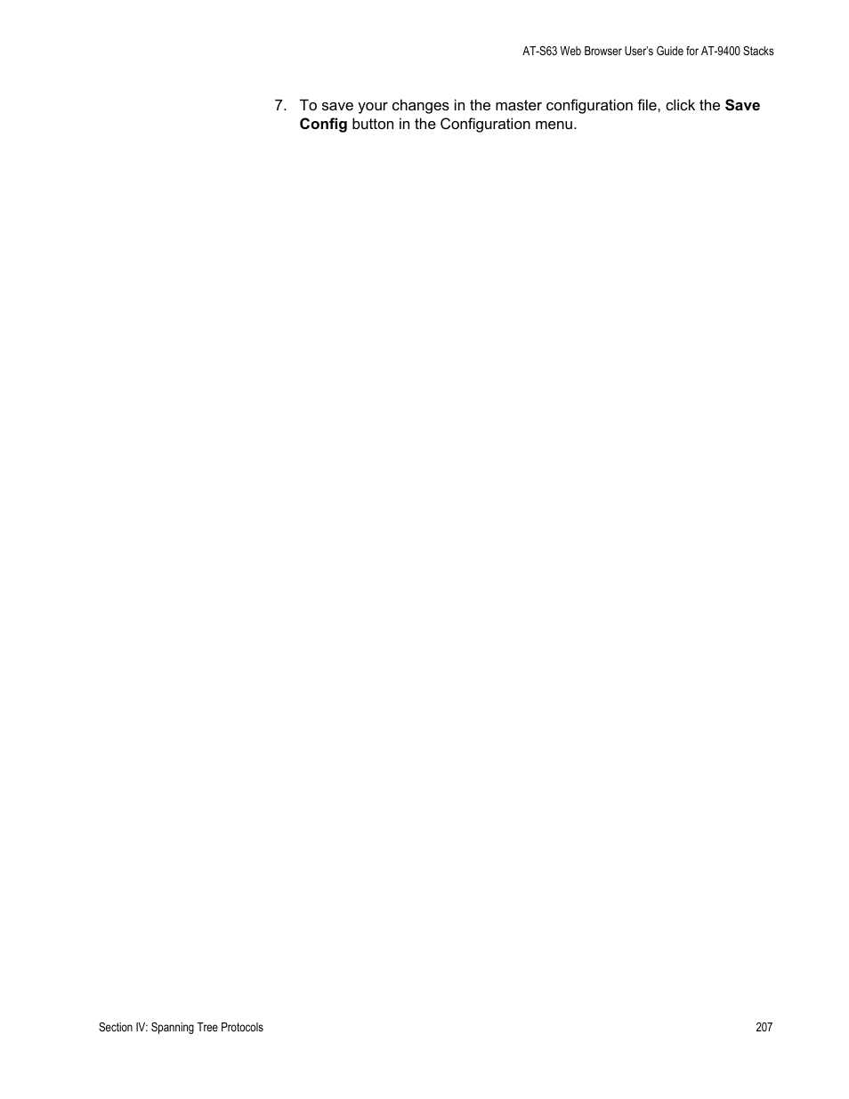 Allied Telesis AT-S63 User Manual | Page 207 / 246