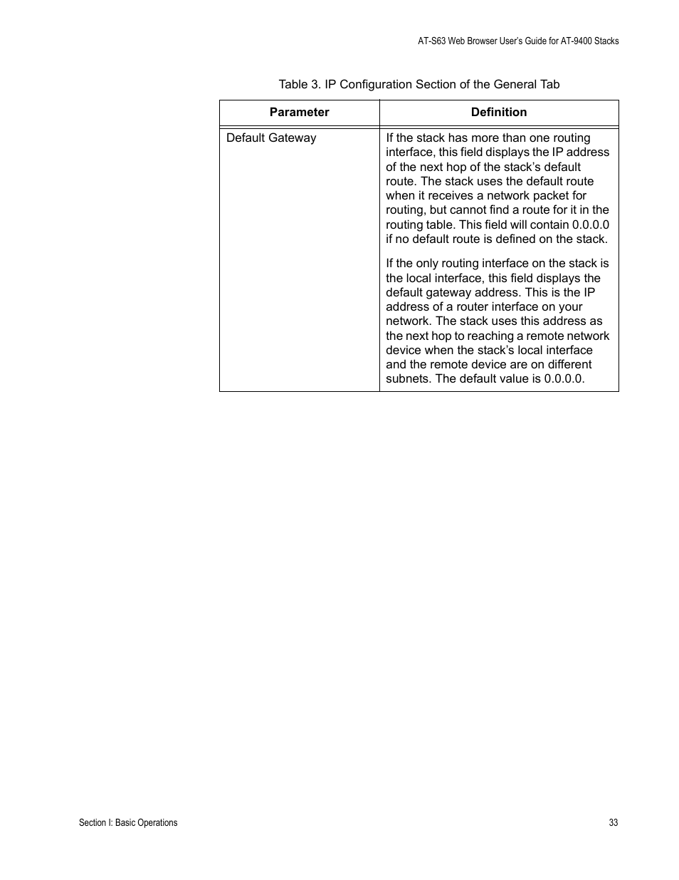 Allied Telesis AT-S63 User Manual | Page 33 / 246