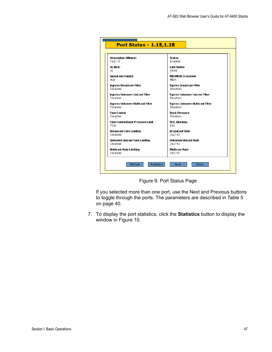 Allied Telesis AT-S63 User Manual | Page 47 / 246