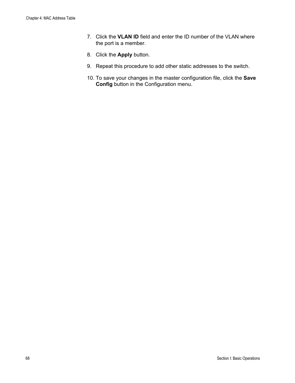 Allied Telesis AT-S63 User Manual | Page 68 / 246