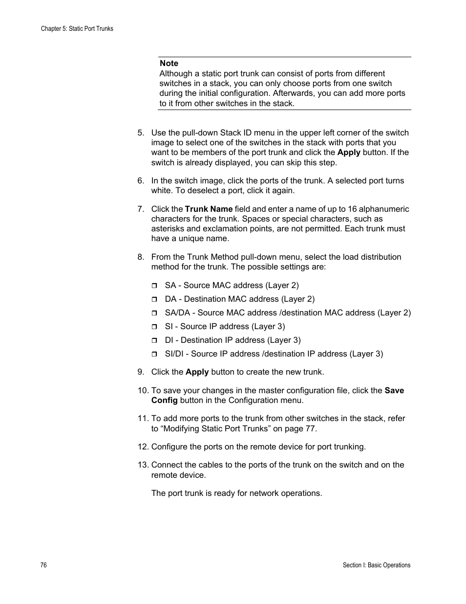 Allied Telesis AT-S63 User Manual | Page 76 / 246