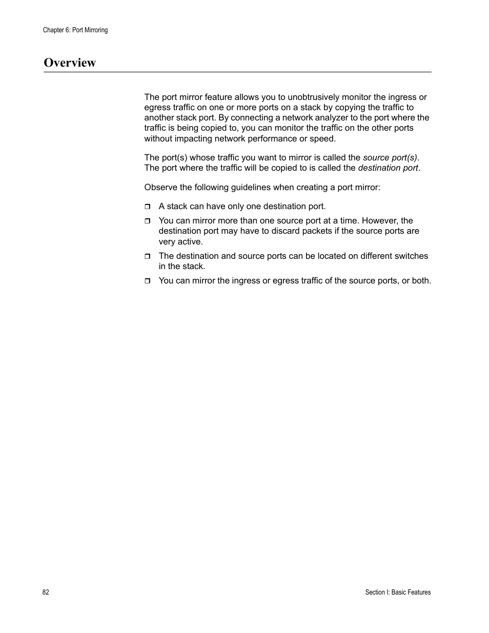 Overview | Allied Telesis AT-S63 User Manual | Page 82 / 246