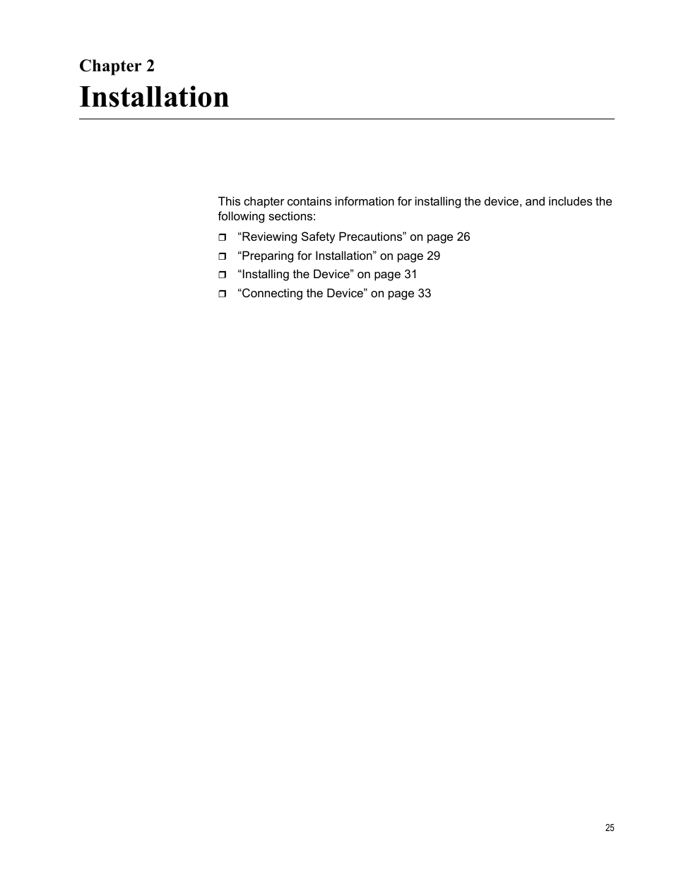 Chapter 2, Installation, R 2: installation | Allied Telesis AT-8000GS/48 User Manual | Page 25 / 52