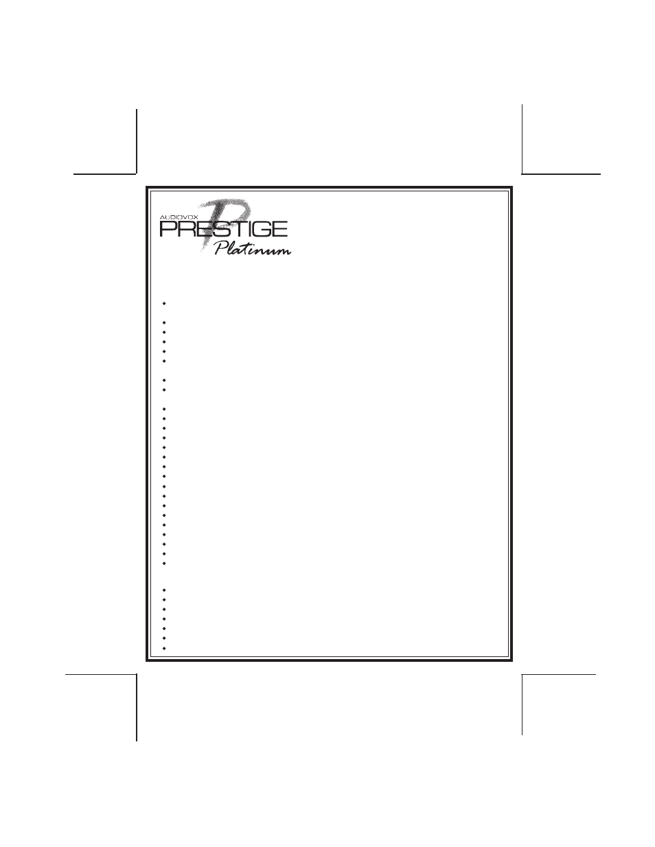 Modèle aps 250 | Audiovox Prestige Platinum 128-4629B User Manual | Page 8 / 21