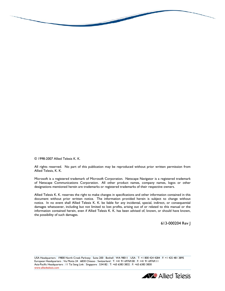 Allied Telesis AlliedView-EMS 3.11 VLAN MANAGER User Manual | Page 72 / 72