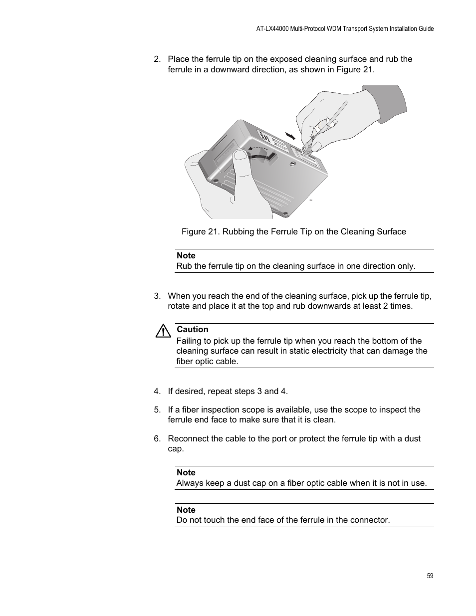 Allied Telesis AT-PC232/POE User Manual | Page 59 / 62