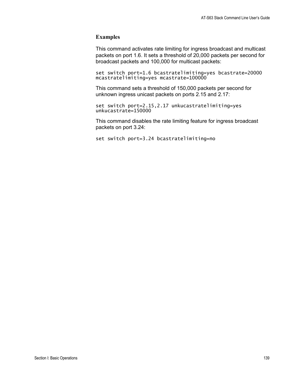 Allied Telesis AT-S63 User Manual | Page 139 / 468