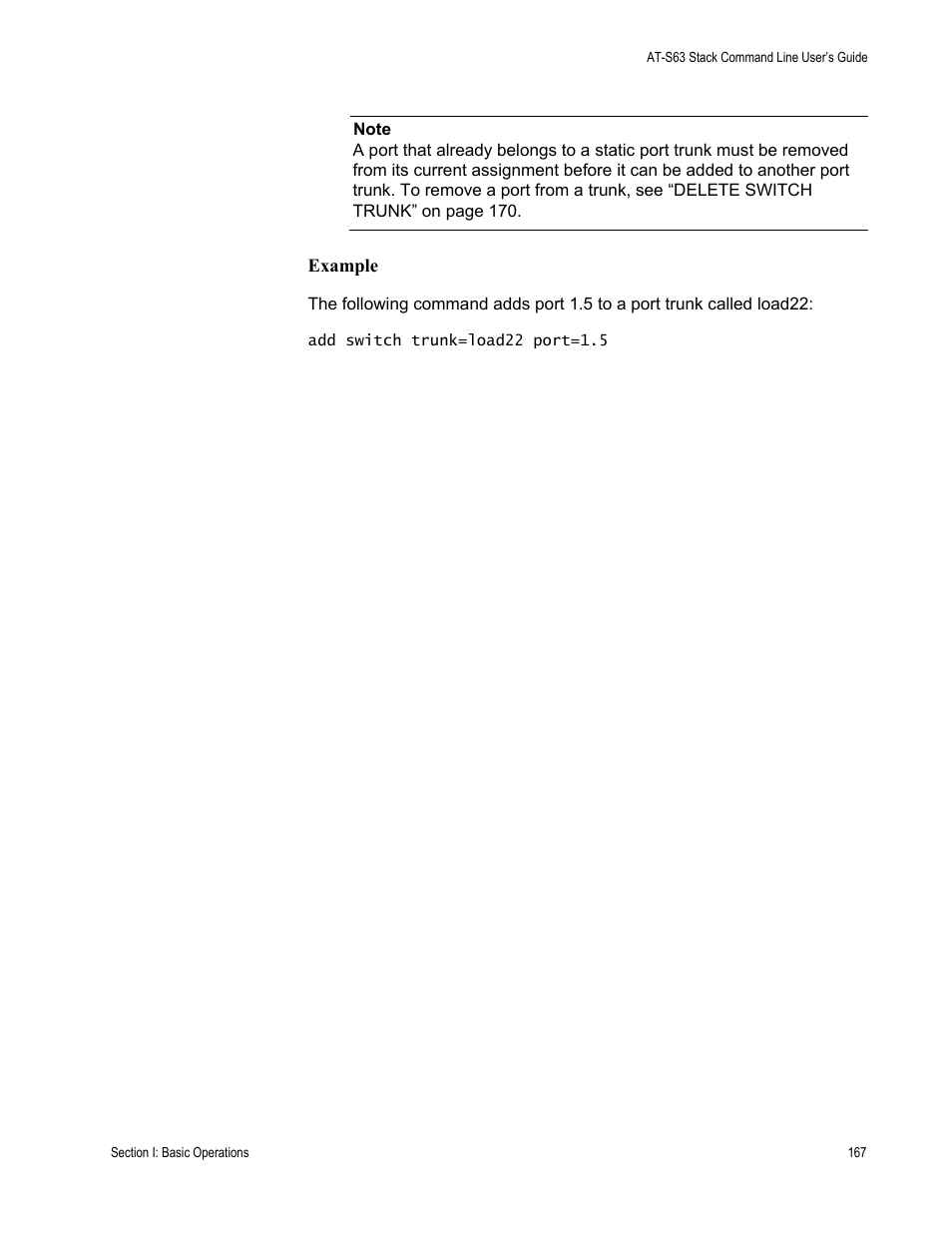 Allied Telesis AT-S63 User Manual | Page 167 / 468