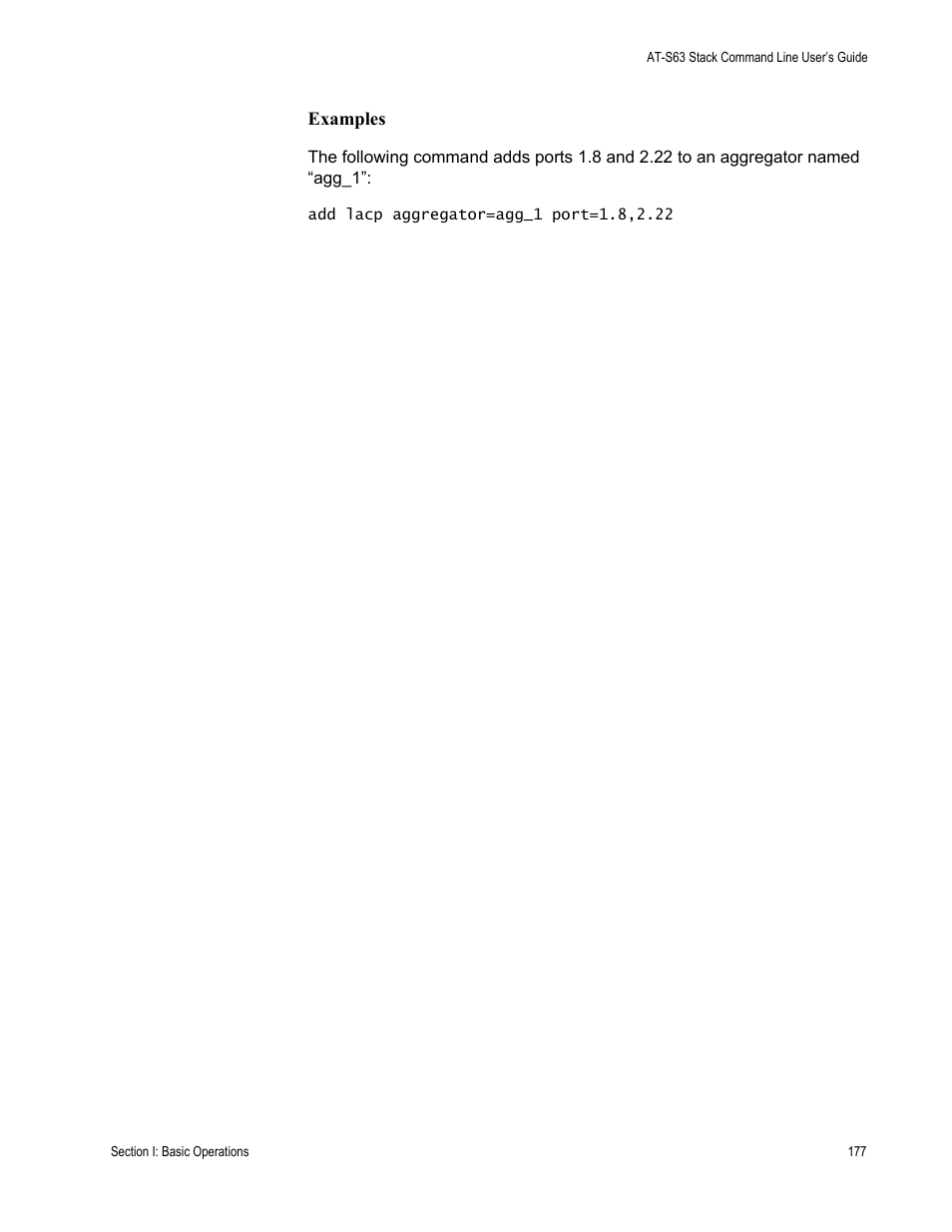 Allied Telesis AT-S63 User Manual | Page 177 / 468
