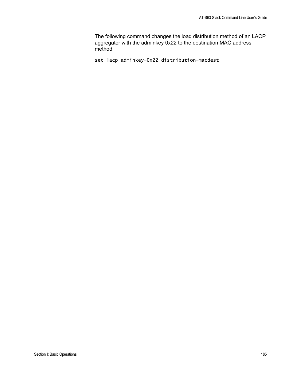 Allied Telesis AT-S63 User Manual | Page 185 / 468