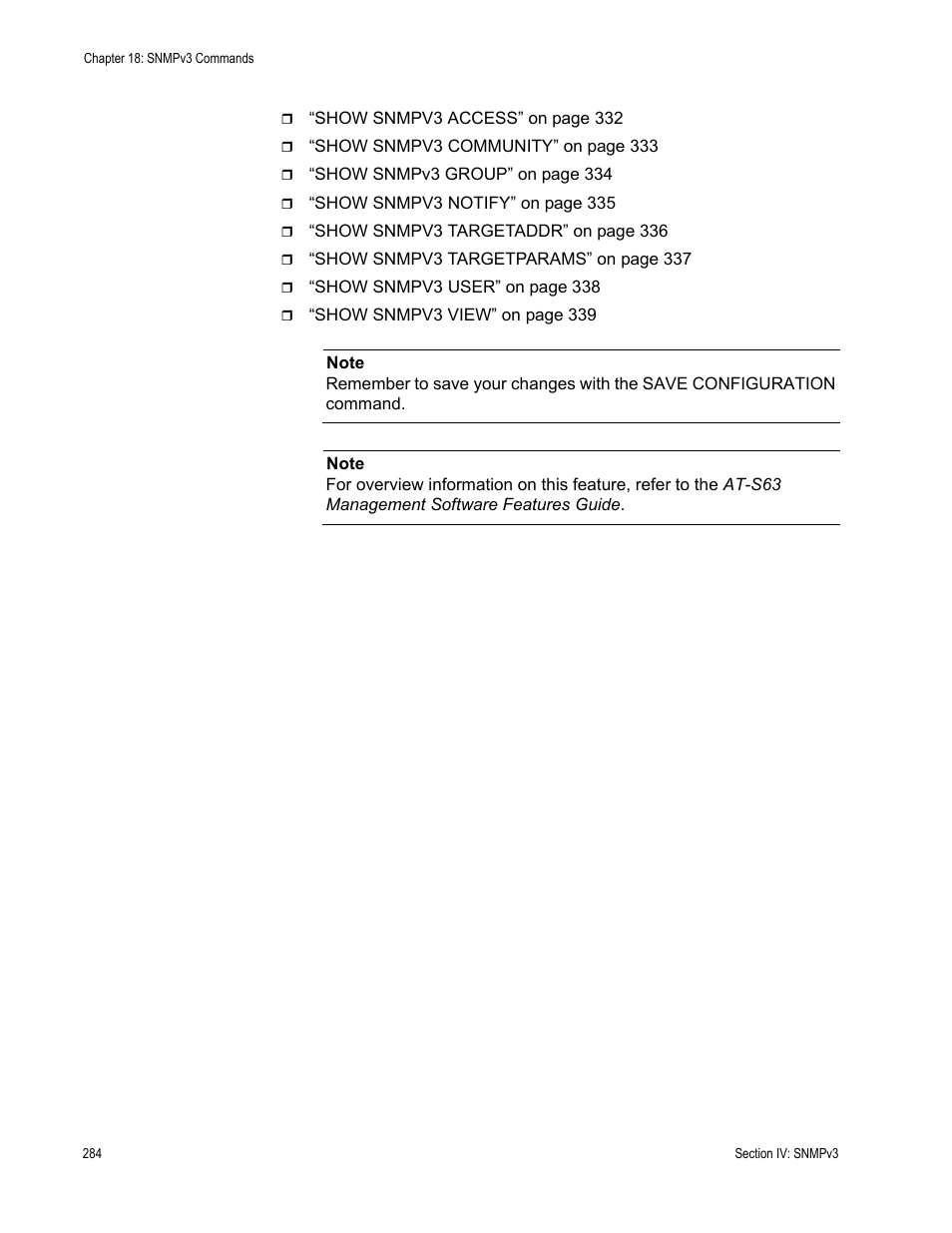 Allied Telesis AT-S63 User Manual | Page 284 / 468