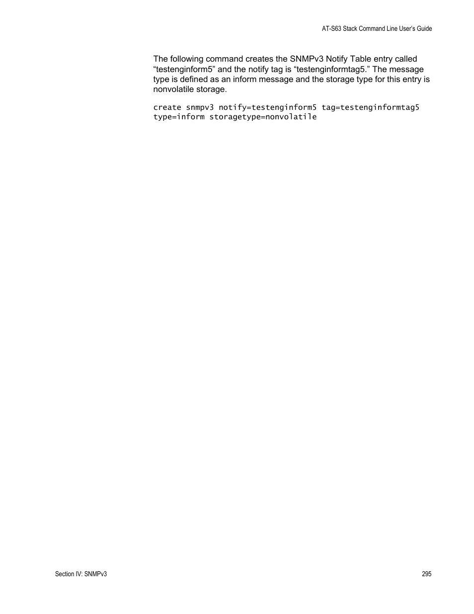Allied Telesis AT-S63 User Manual | Page 295 / 468