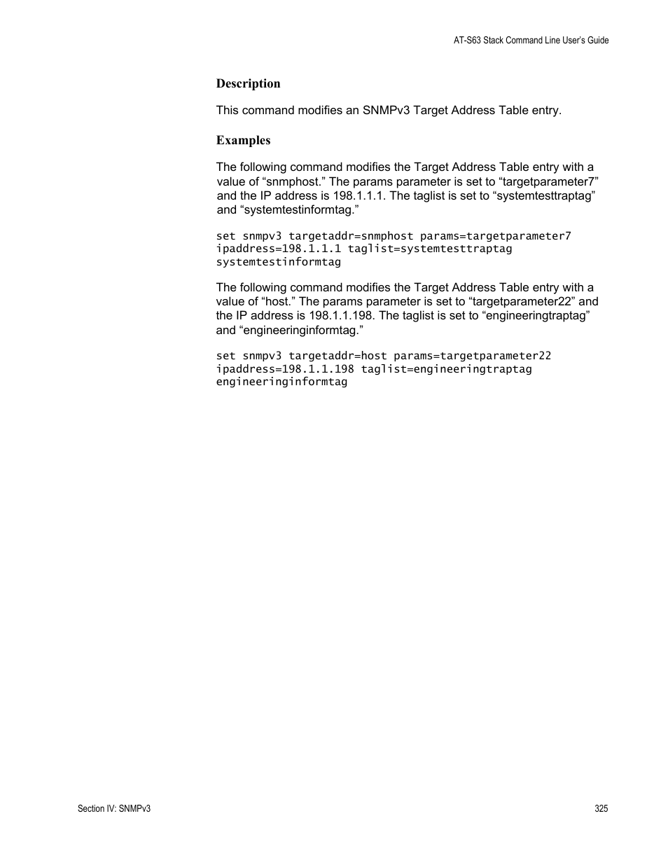 Allied Telesis AT-S63 User Manual | Page 325 / 468