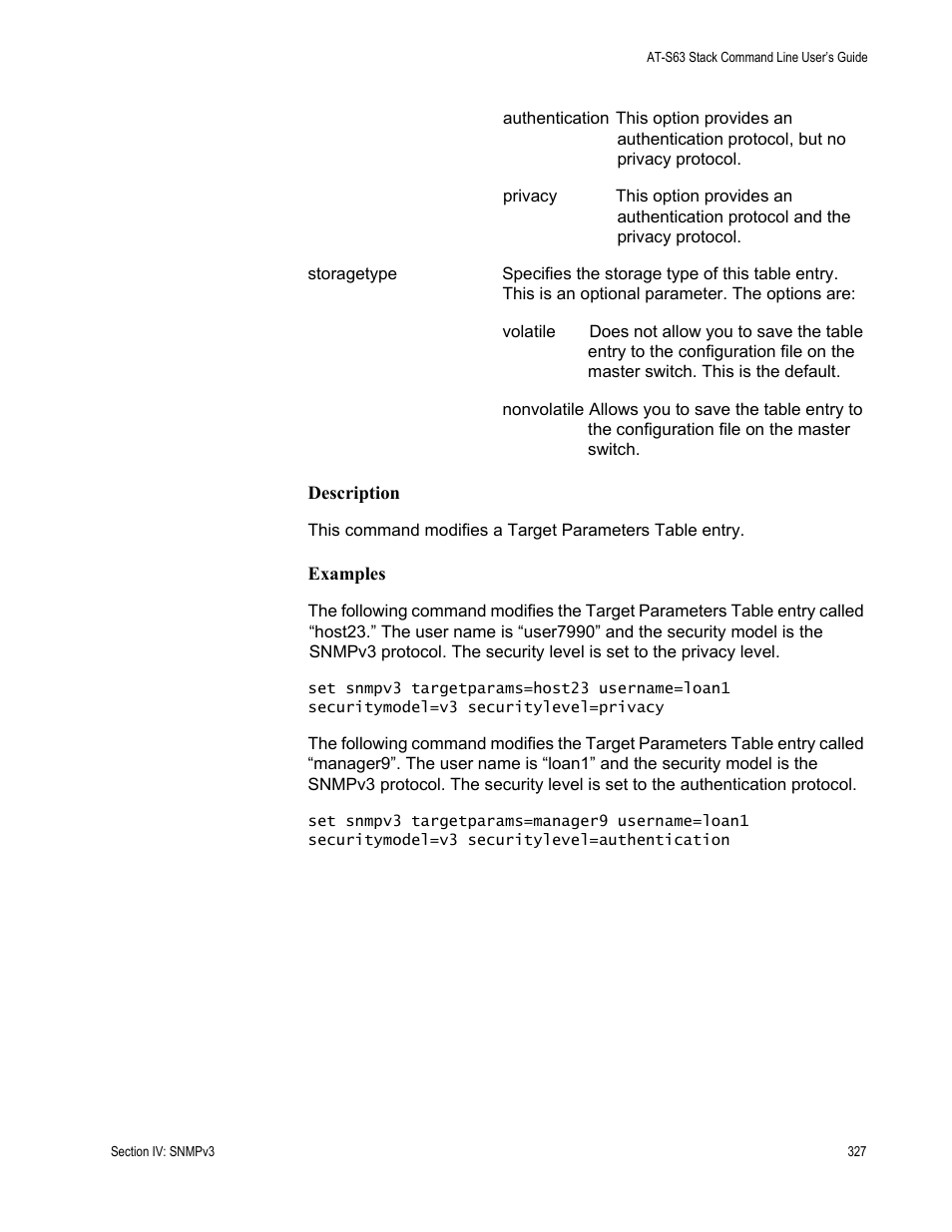 Allied Telesis AT-S63 User Manual | Page 327 / 468