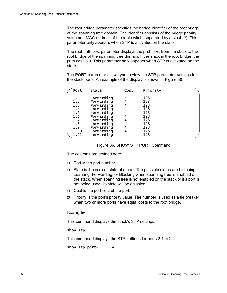 Allied Telesis AT-S63 User Manual | Page 356 / 468