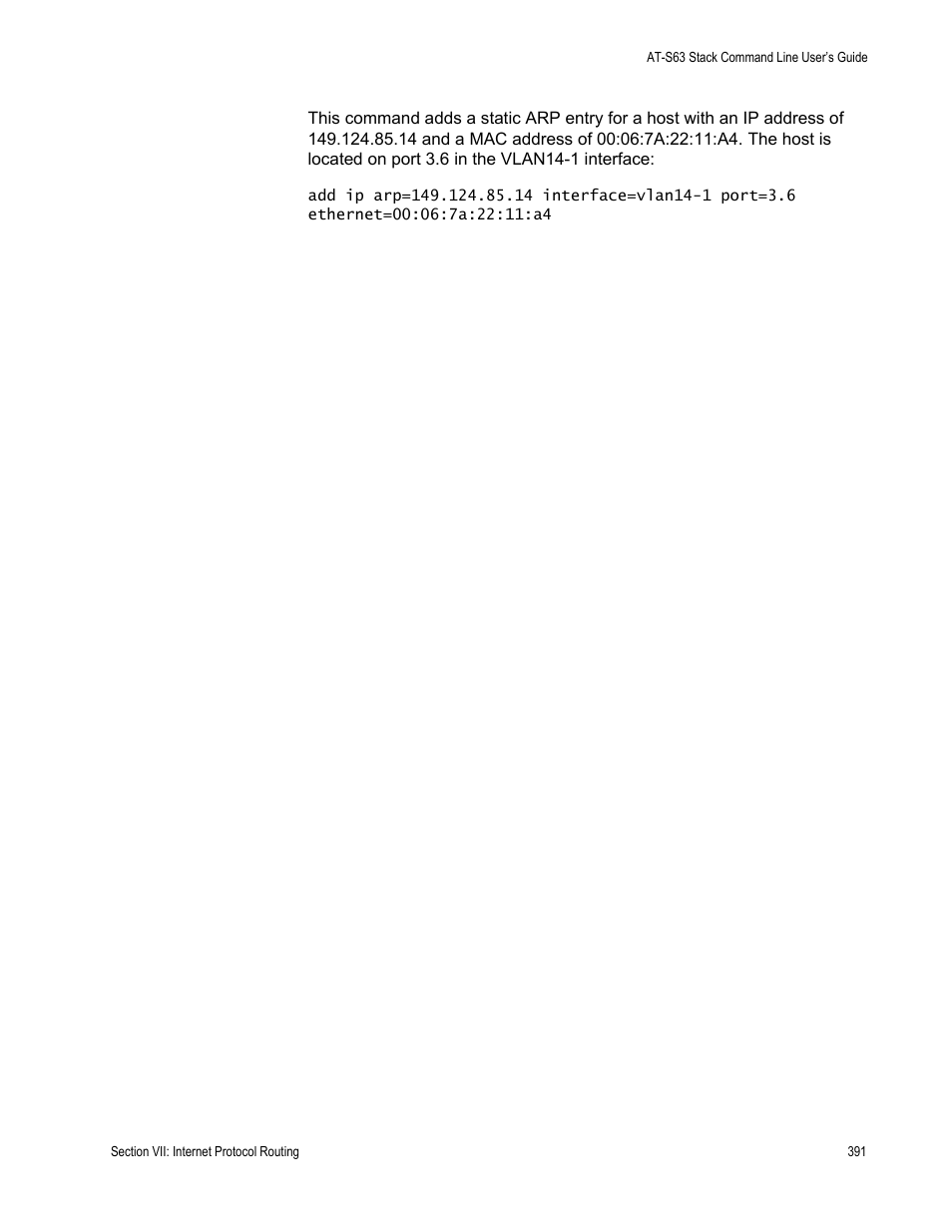 Allied Telesis AT-S63 User Manual | Page 391 / 468
