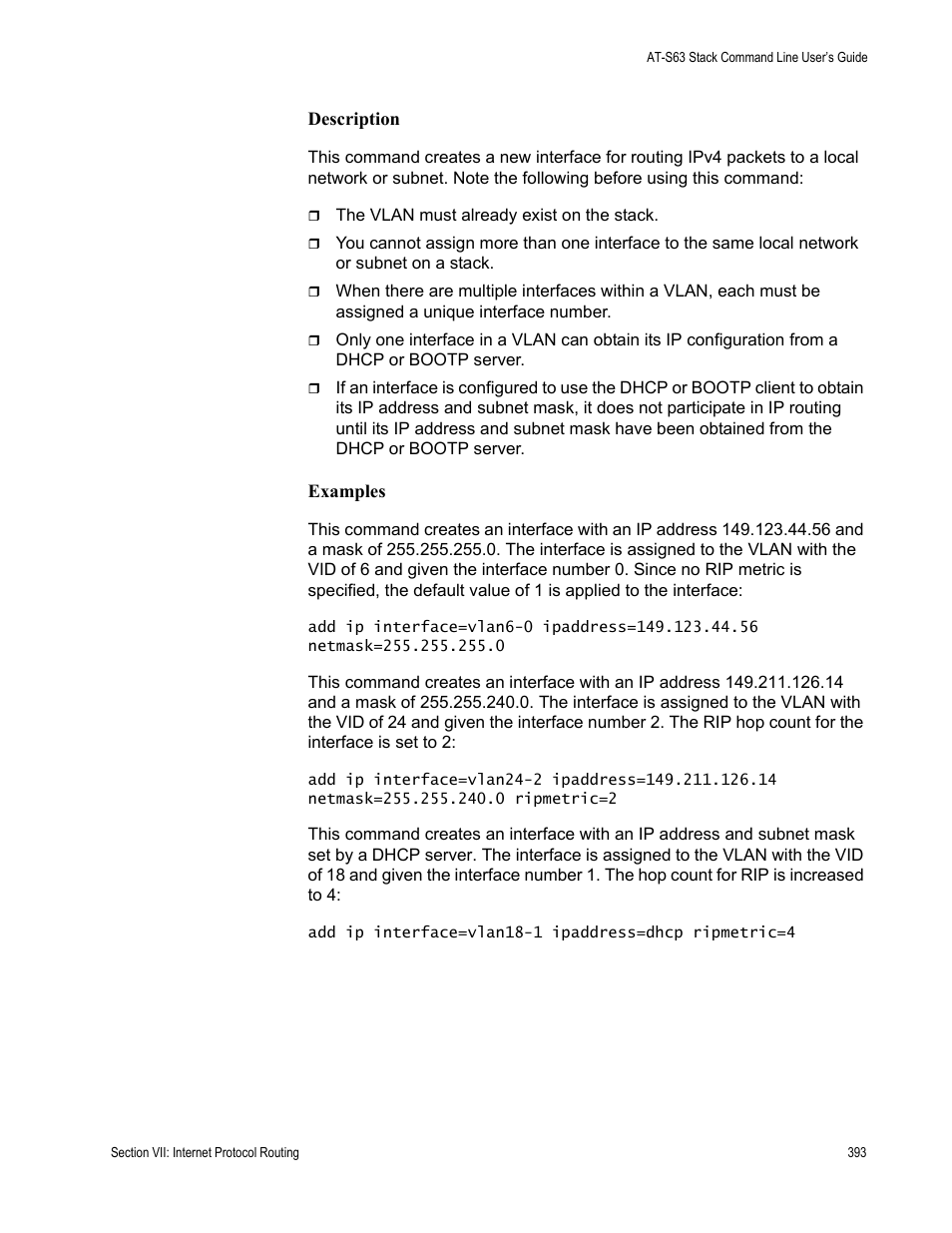 Allied Telesis AT-S63 User Manual | Page 393 / 468