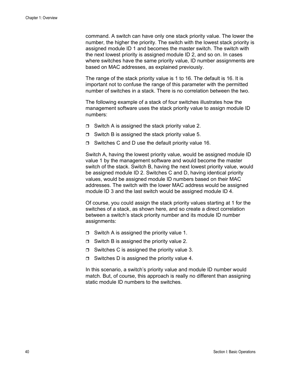 Allied Telesis AT-S63 User Manual | Page 40 / 468
