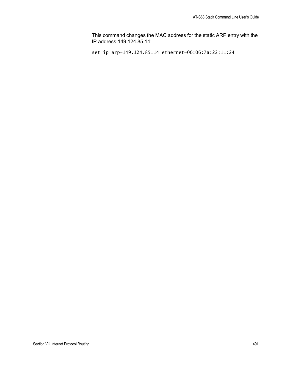 Allied Telesis AT-S63 User Manual | Page 401 / 468
