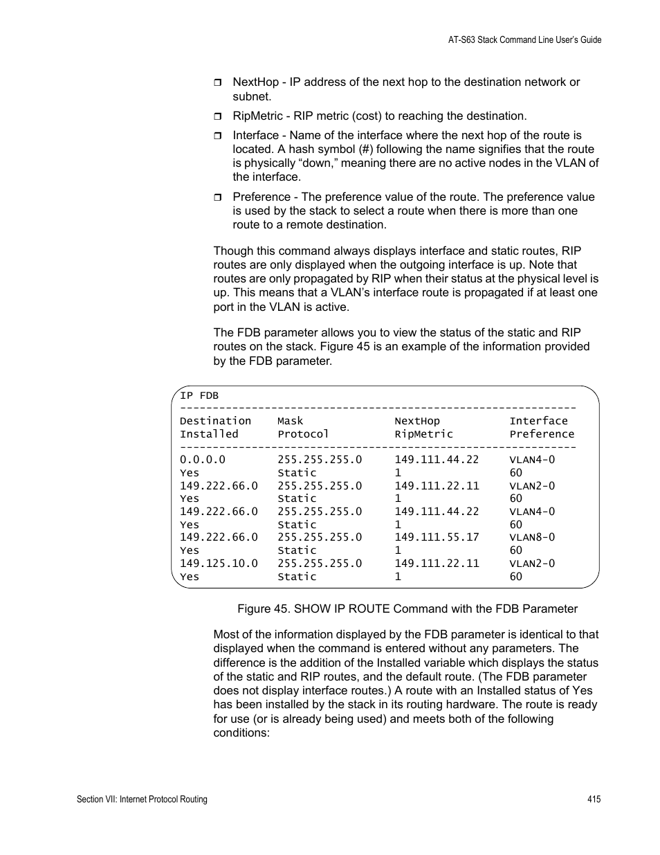 Allied Telesis AT-S63 User Manual | Page 415 / 468