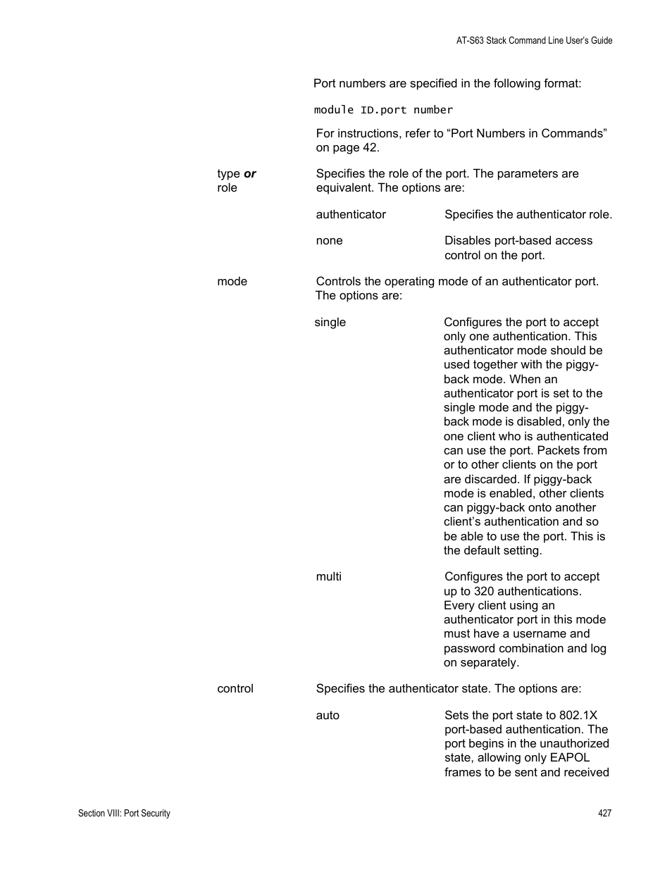 Allied Telesis AT-S63 User Manual | Page 427 / 468