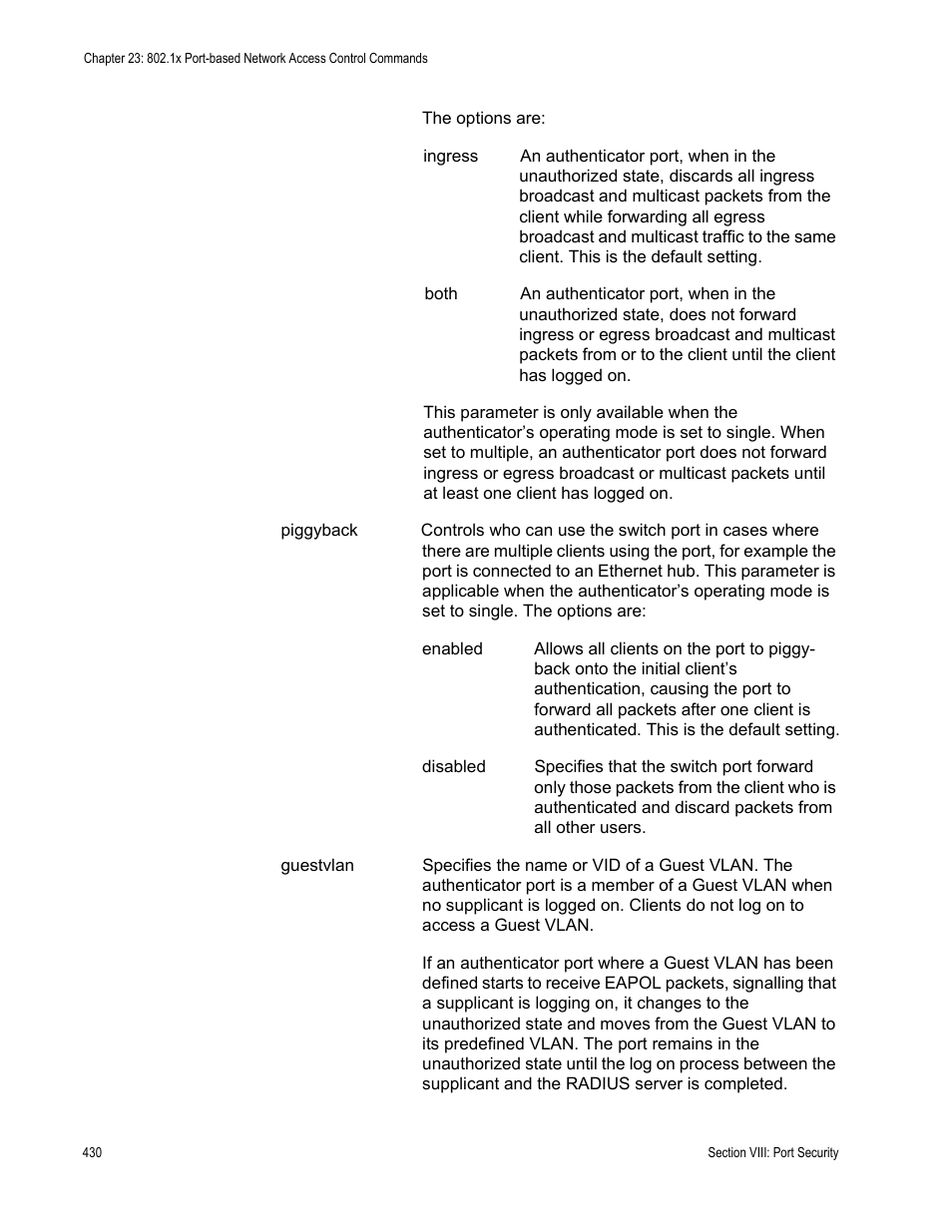 Allied Telesis AT-S63 User Manual | Page 430 / 468