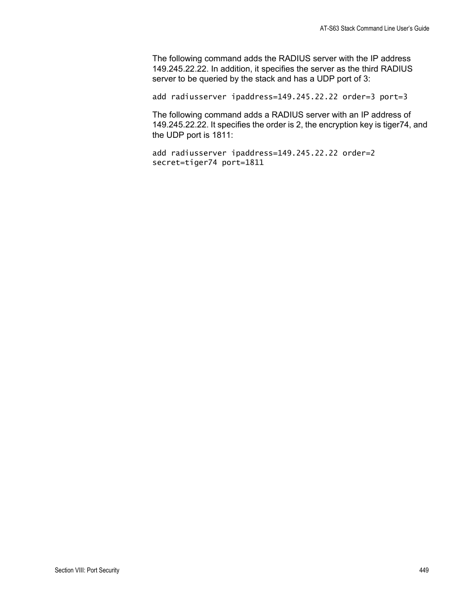 Allied Telesis AT-S63 User Manual | Page 449 / 468
