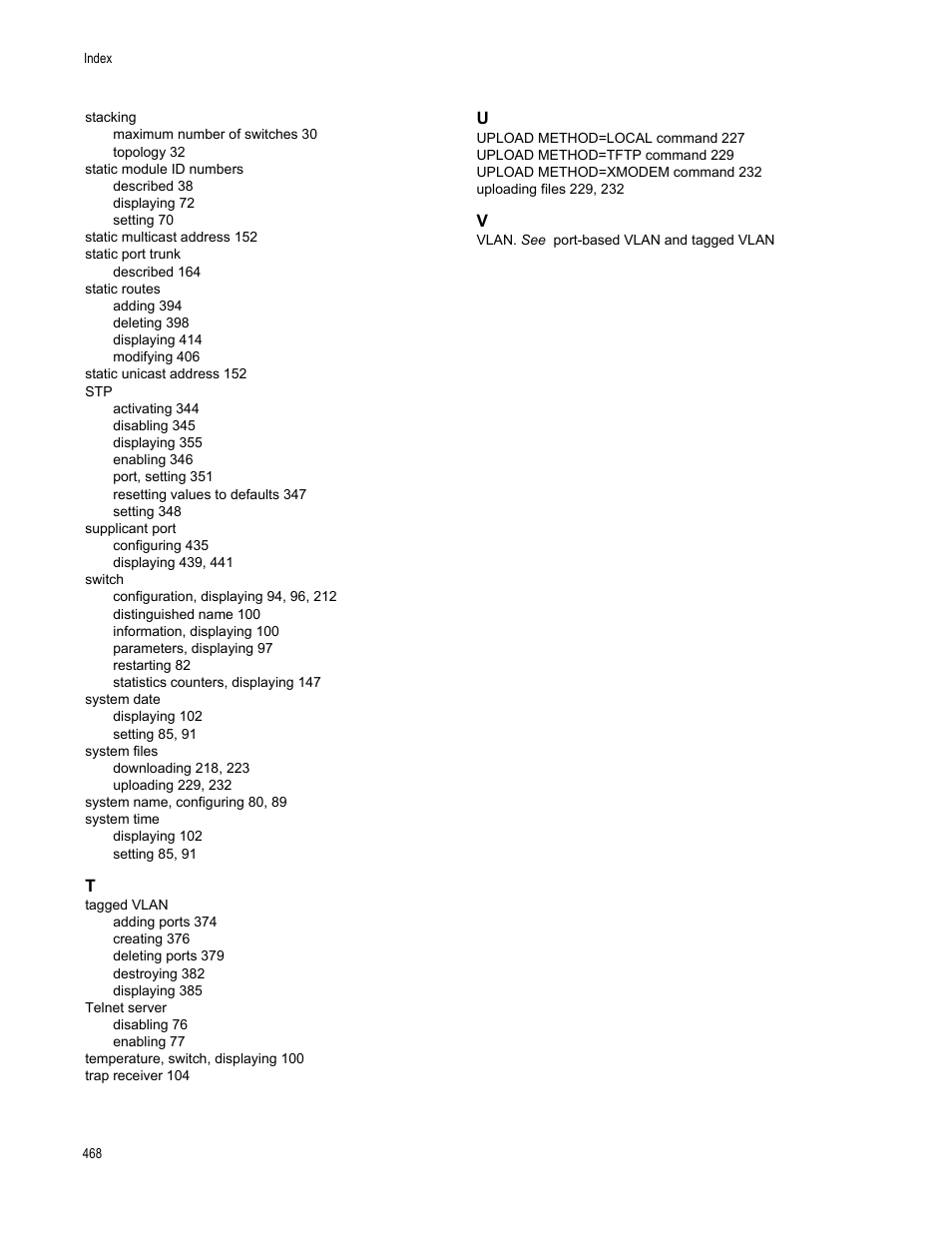 Allied Telesis AT-S63 User Manual | Page 468 / 468