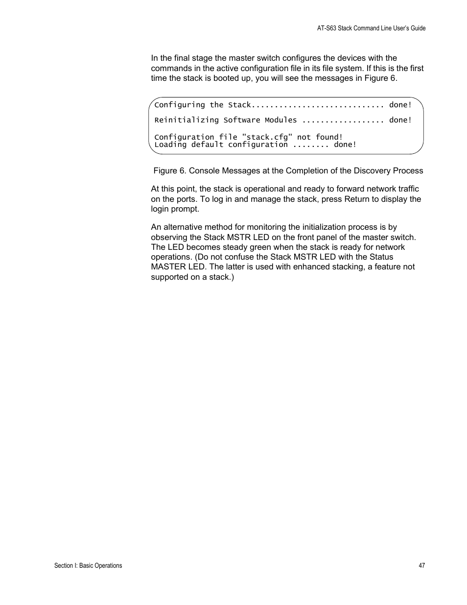 Allied Telesis AT-S63 User Manual | Page 47 / 468