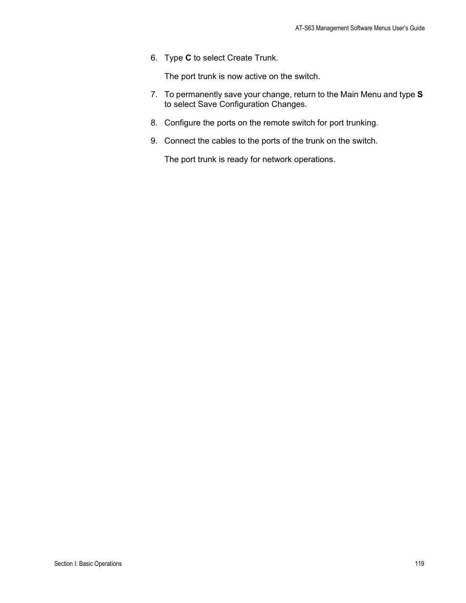 Allied Telesis AT-S63 User Manual | Page 119 / 668