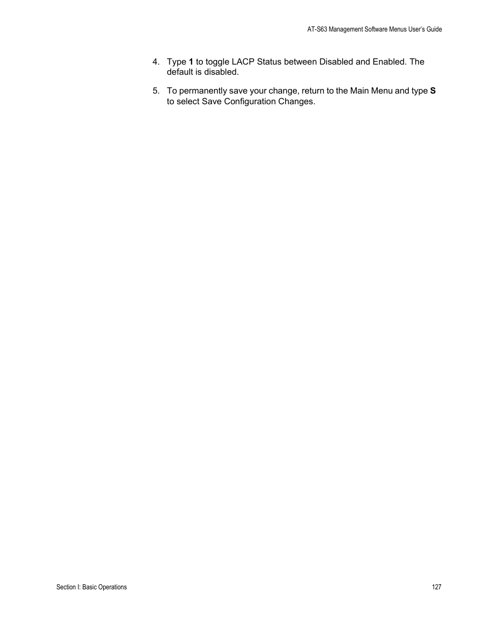 Allied Telesis AT-S63 User Manual | Page 127 / 668