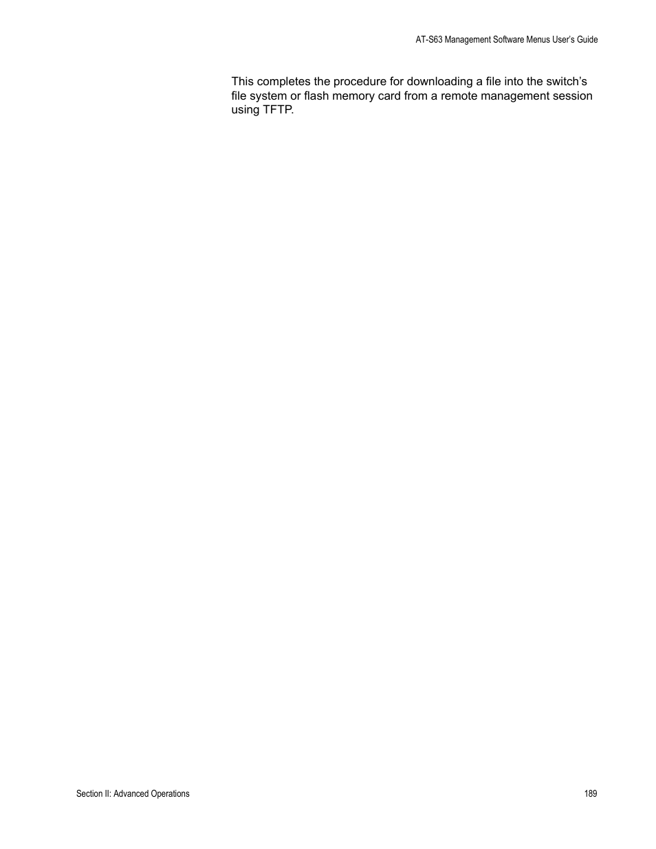 Allied Telesis AT-S63 User Manual | Page 189 / 668