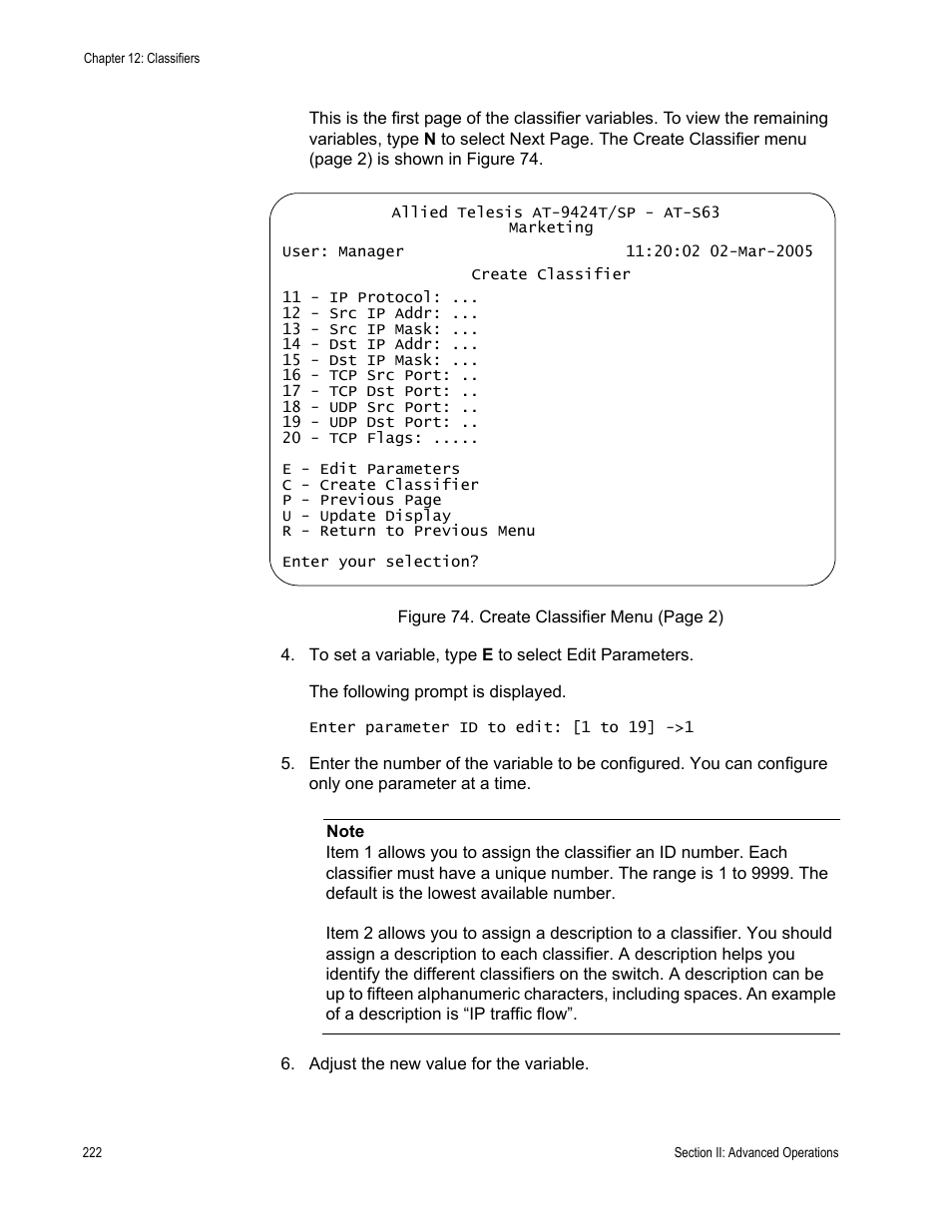 Allied Telesis AT-S63 User Manual | Page 222 / 668