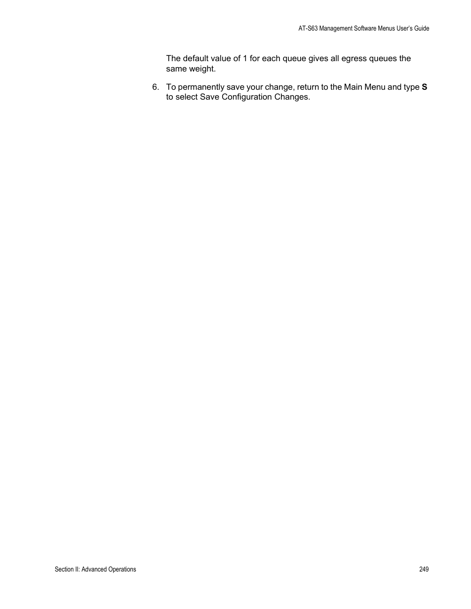 Allied Telesis AT-S63 User Manual | Page 249 / 668
